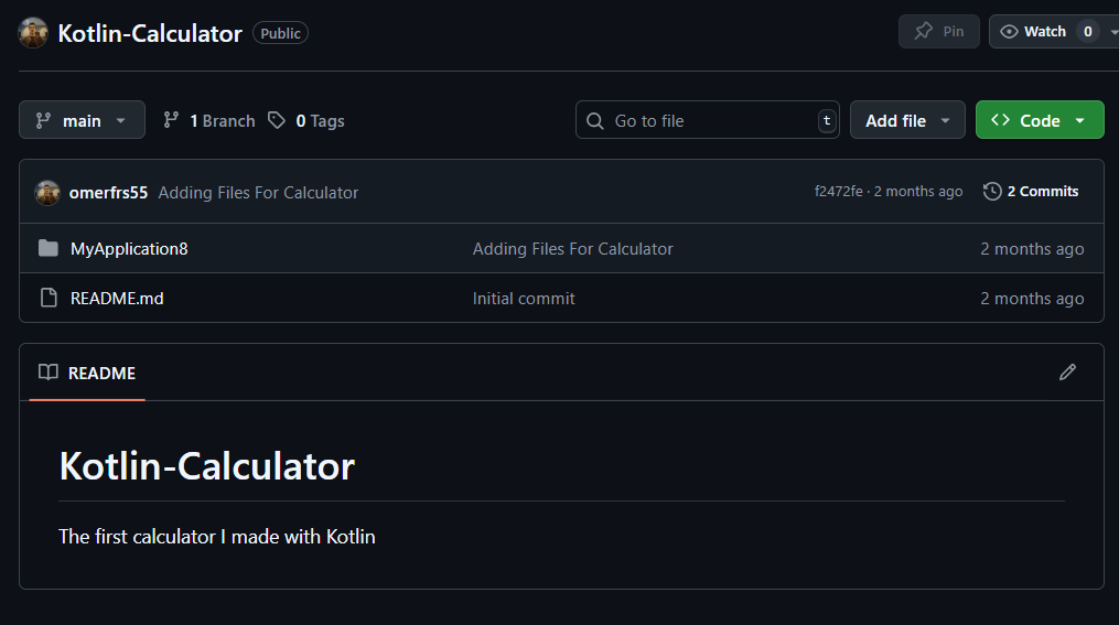 Kotlin Calculator Ekran Görüntüsü